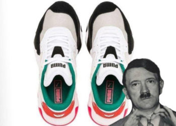 Rostro de Hitler en el nuevo modelo de tenis Puma