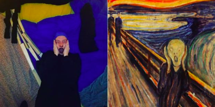 Convertirse en una obra de arte, es el nuevo reto viral