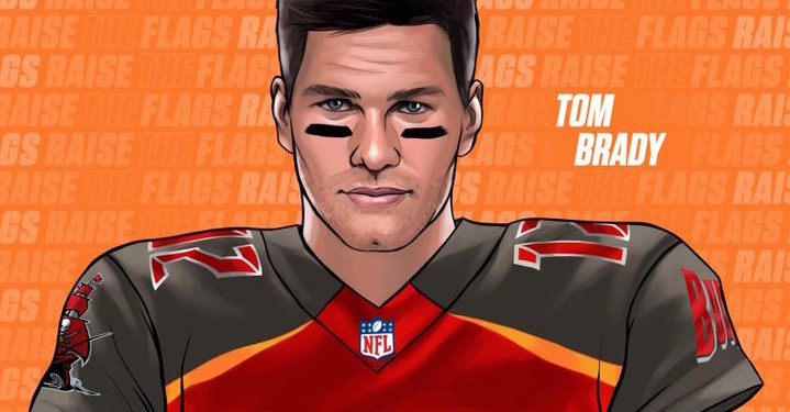 Tom Brady como el nuevo QB de los Buccaneers de Tampa Bay