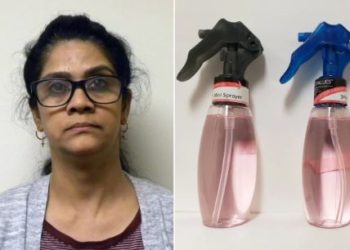 Mujer detenida por vender desinfectante que quema la piel