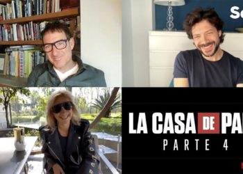 Adela Micha entrevistó a Álvaro Morte y Alex Pina de La Casa de Papel