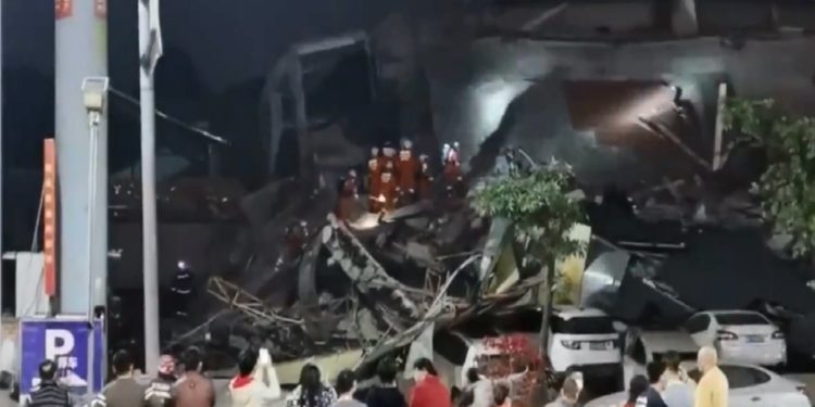 Coronavirus: Hotel en cuarentena se derrumba en China