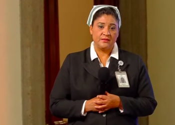 Jefa Fabiana del IMSS conmueve con su discurso para pedir respeto al personal de salud