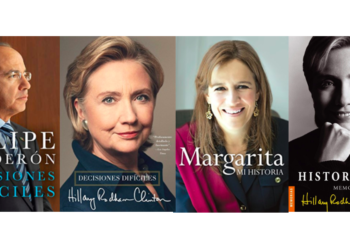 Acusan al expresidente Felipe Calderón y su esposa Margarita Zavala de plagiar títulos de libros de Hillary Clinton