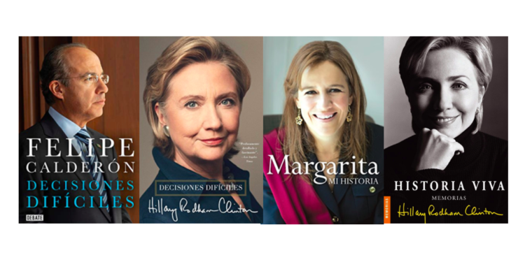 Acusan al expresidente Felipe Calderón y su esposa Margarita Zavala de plagiar títulos de libros de Hillary Clinton