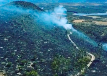 Propiedad de Pepe Aguilar se incendia, se consumieron más de mil hectáreas