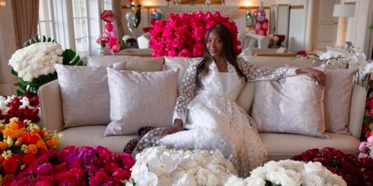 Naomi Campbell cumple 50 años y así fue el festejo