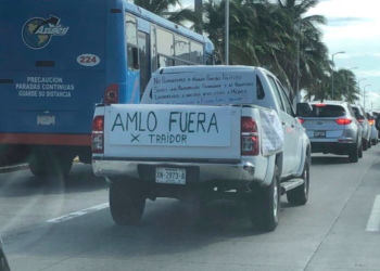 «Caravanas anti AMLO» se manifiestan en diferentes entidades del país