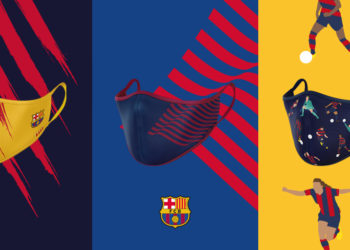 El Barcelona lanza su línea de cubrebocas ecológicos