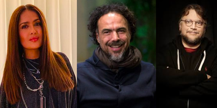 Hayek, Iñárritu, Del Toro y otros más colaboran en Sifonóforo, fondo para apoyar al cine mexicano