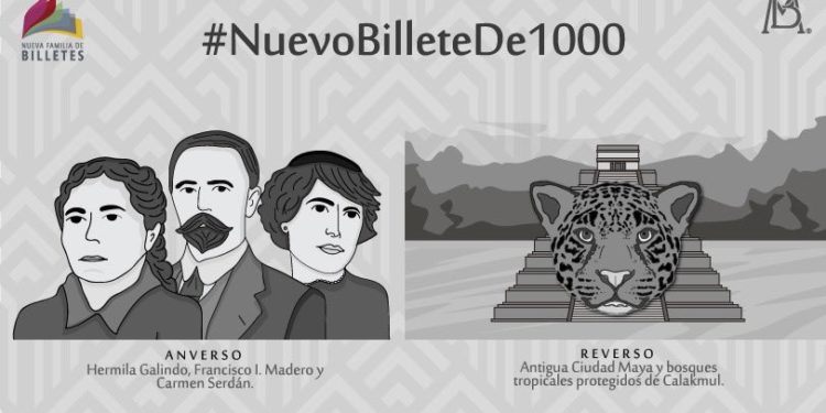 Así podría ser el nuevo billete de 1000 PESOS