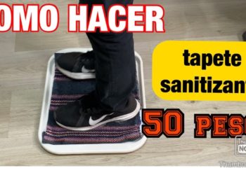 Tapete Sanitizante cómo hacer uno económico y sencillo