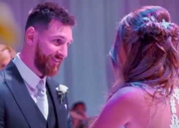 Revelan video inédito de la boda de Messi y Antonella