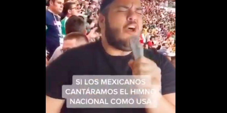 No es un universo paralelo, ya hay una versión del Himno Nacional de México en TikTok