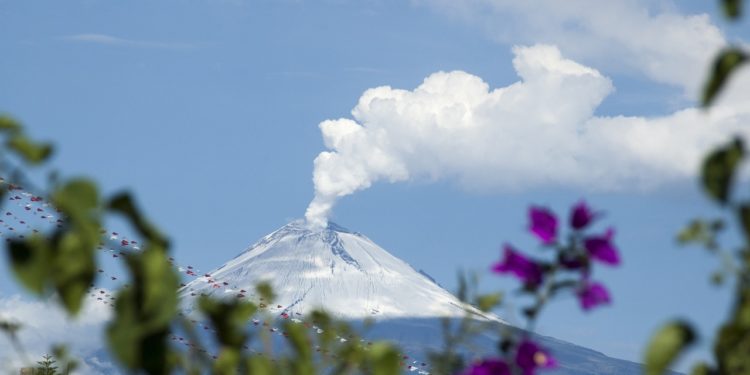 Popocatépetl en Alerta Amarilla Fase 2; registró 74 exhalaciones en las últimas 24 horas
