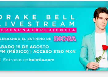 Drake Bell tendrá un streaming live exclusivo para sus fans de México
