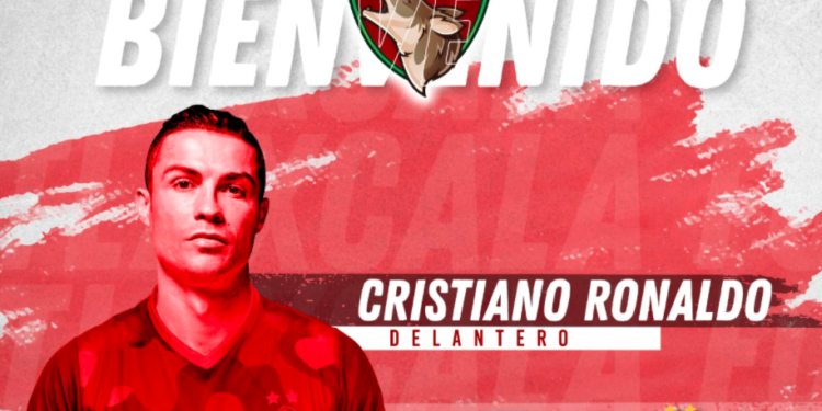 Los Coyotes de Tlaxcala quieren fichar a Cristiano Ronaldo; un gesto de humor que se vuelve viral