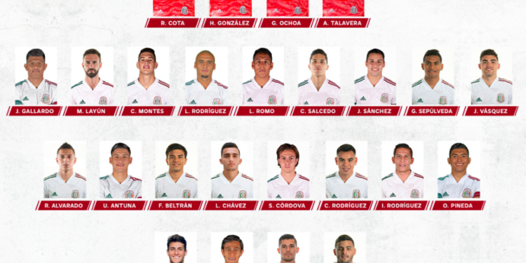 Esta es la Convocatoria de la Selección Nacional de México para el enfrentamiento con Guatemala