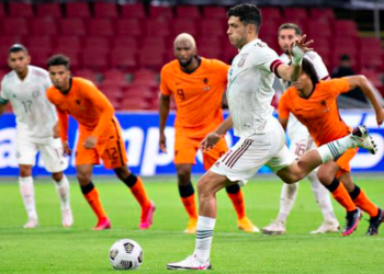 Con ¡Goooool¡ de Raúl Jiménez; México derrota a Holanda