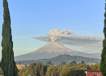 Fumarola del Popo se hace viral porque parece asomarse la Catrina
