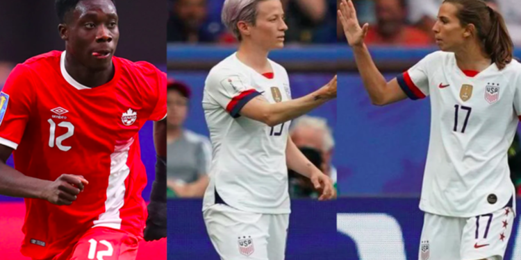 Davies, Rapinoe y Heath electos en el XI de FIFA FIFPro