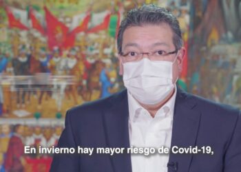 Mensaje de Marco Mena para exhortar a la población a reforzar medidas sanitarias para contener contagios por Covid-19