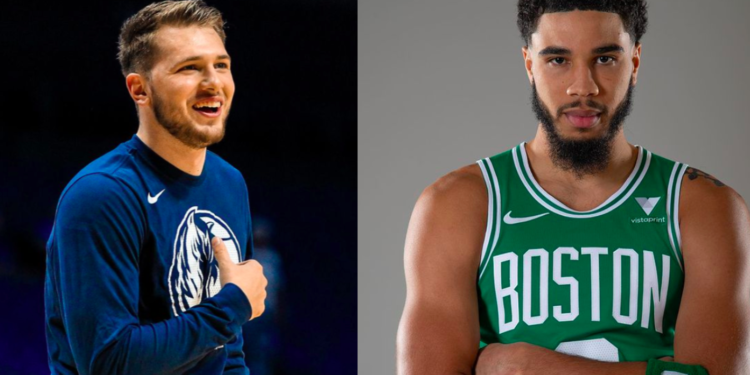 Luka Doncic y Jayson Tatum, Jugadores de la Semana en la NBA