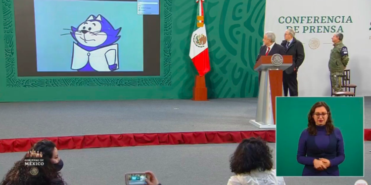 ¡No es broma! Benito Bodoque apareció en la mañanera, ¿por qué?