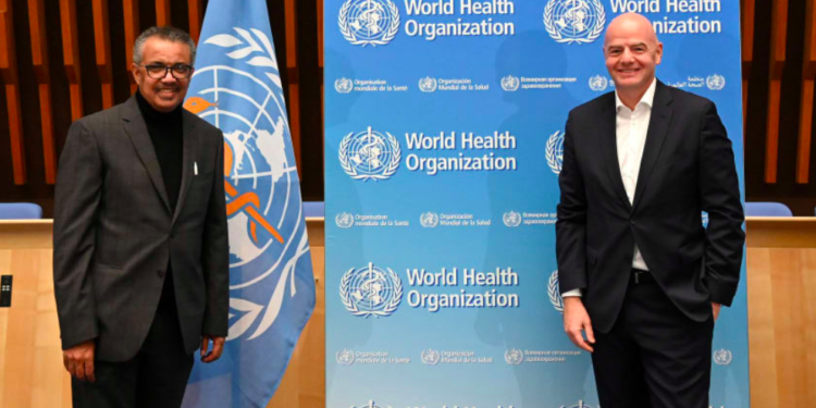 La FIFA y la OMS se unen para luchar contra el covid-19