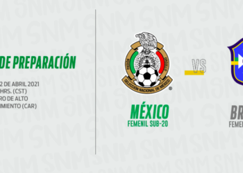 La SNM Femenil Sub-20 enfrentará a Brasil