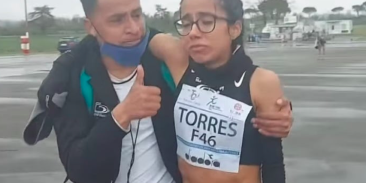 Maratonista mexicana  Daniela Torres da marca para Tokyo 2020 en Italia