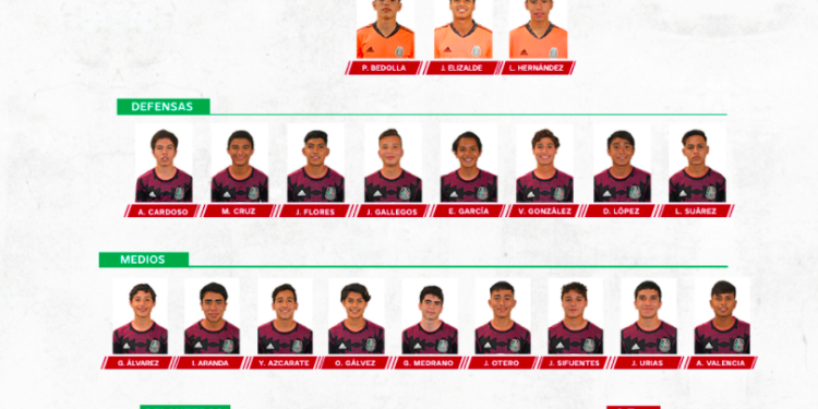 La SNM Sub-15 inició concentración