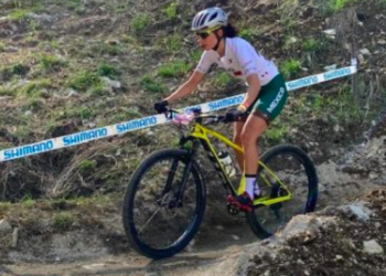La pedalista mexicana Erika Monserrath Rodríguez se ubicó en el puesto 36 en la Copa del Mundo