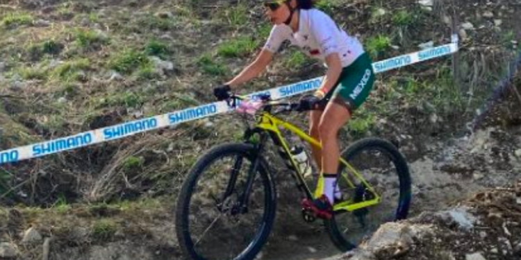 La pedalista mexicana Erika Monserrath Rodríguez se ubicó en el puesto 36 en la Copa del Mundo
