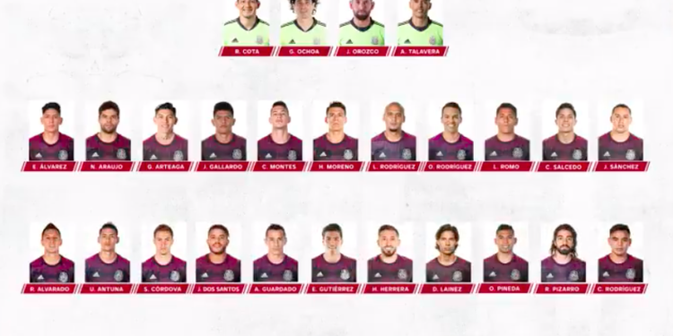 Esta es la convocatoria de la Selección Nacional de México para  los partidos de preparación ante Islandia y Honduras