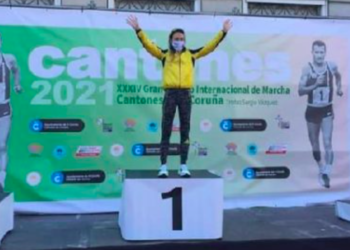 La mexicana Alegna González concluyó en segundo lugar  del Gran Premio Cantonés de Marcha Atlética en La Coruña, España