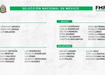 Esta es la convocatoria de la SNM  para los partidos de preparación ante Panamá y Nigeria