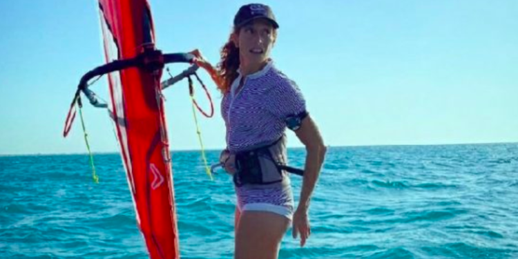 La velerista mexicana, Demita Vega realiza los últimos entrenamientos en Cozumel camino a Tokyo 2020