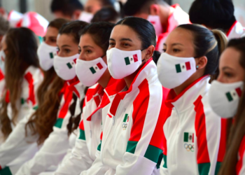 AMLO abandera a delegación mexicana que participará en los Juegos Olímpicos de Tokio