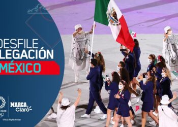 Así desfiló la delegación mexicana durante la inauguración de los Juegos Olímpicos de Tokyo 2020 | Marca Claro