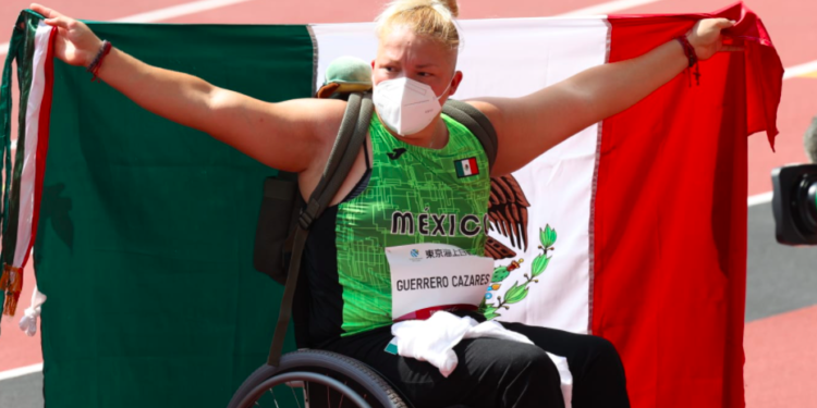 La mexicana Rosa María Guerrero logra bronce en para atletismo de Tokio 2020