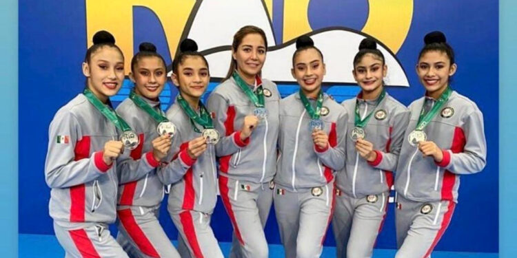 Conjunto juvenil cierra con dos platas en Panamericano de Gimnasia Rítmica