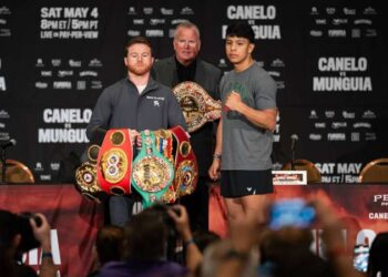 Todo listo para la pelea de este sábado: Canelo vs Munguía