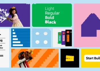 Lego lanza nueva identidad visual y tipografía en el marco de su evolución histórica