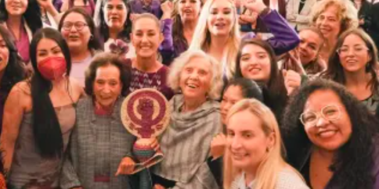Nunca un México sin nosotras; Claudia Sheinbaum se reúne con mexicanas