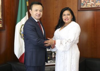 Fortalecen relaciones México-China: se reúnen presidenta del Senado y embajador de ese país