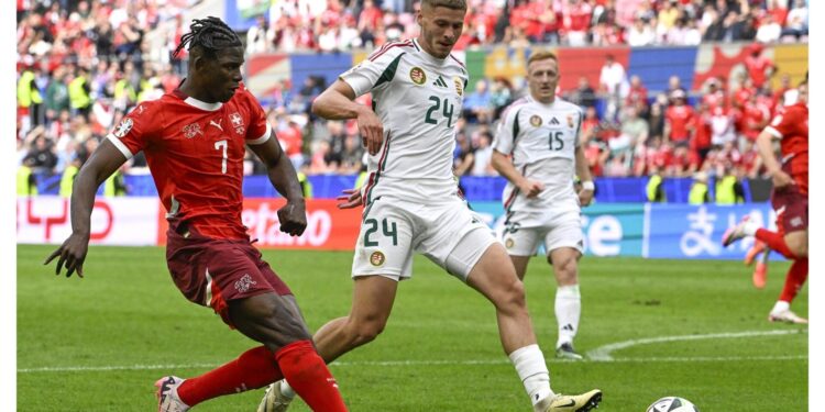 Suiza derrota a Hungría en Eurocopa 2024