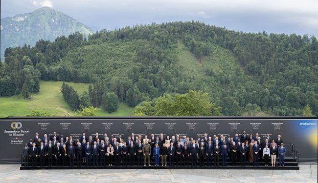 México participa en Cumbre para la Paz en Ucrania, celebrada en Suiza