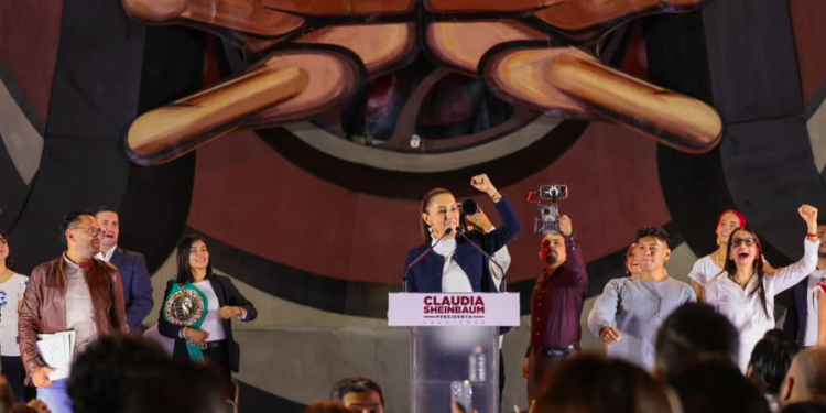 Jóvenes mexicanos respaldan a Claudia Sheinbaum