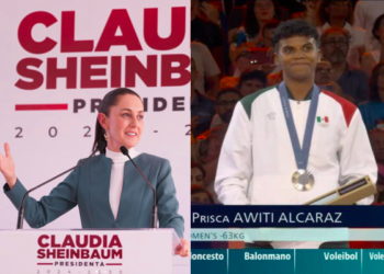 Sheinbaum congratula a la medallista olímpica mexicana Prisca Awiti